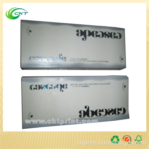 Custom Gift Boxes with Silver Foil Stamping (CKT-CB-241)